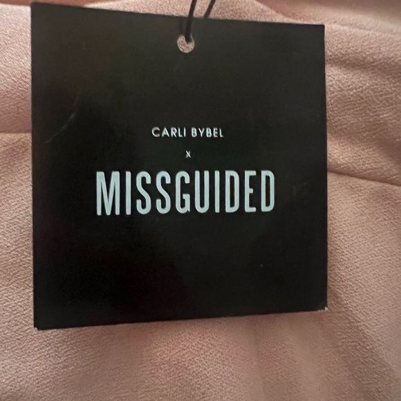 Carli Babel x MISSGUIDED Blazer Style Midi Dress Sz 6 Blush - Picture 3 of 7